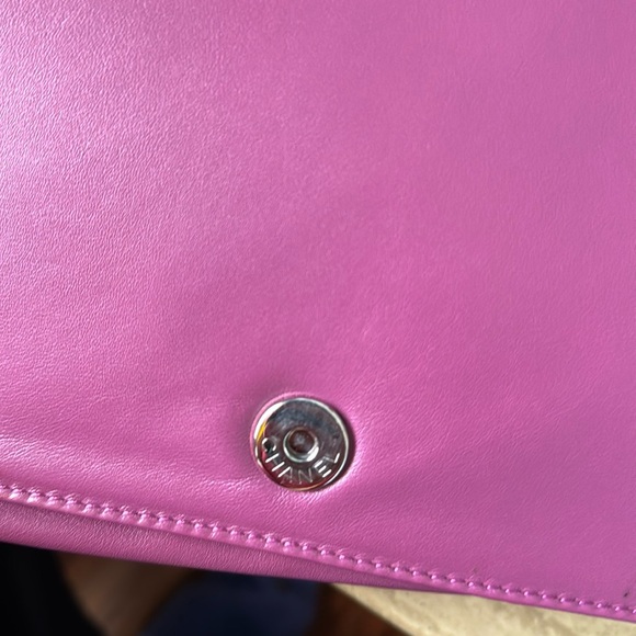 🔥 price drop! Chanel pink Patent Leather Multicolor CC Flap Chain Bag - Picture 14 of 17